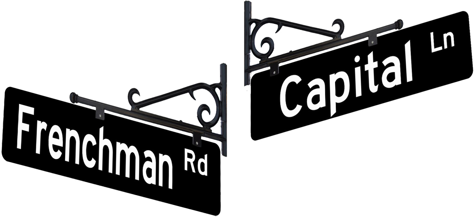 Street Sign For Communities and Neighbours